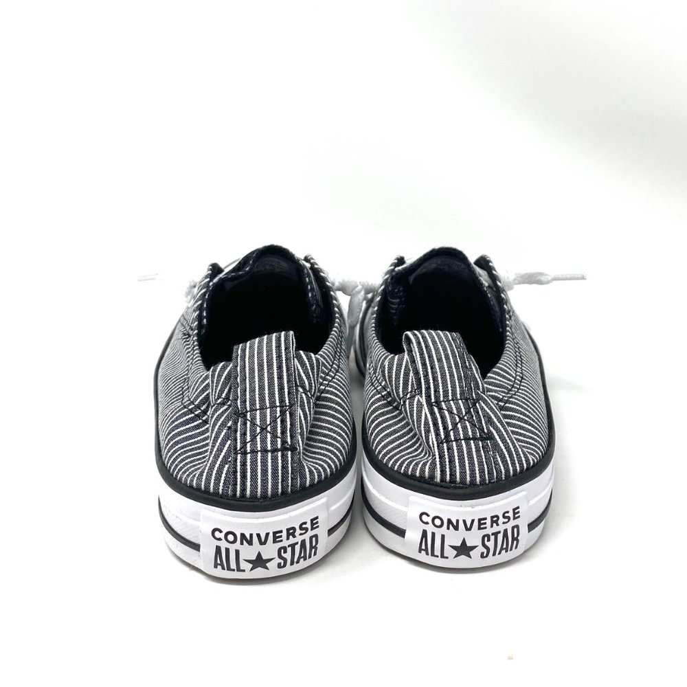Converse Womens Size 6 CTAS Shoreline Slip On Gray White Canvas Sneakers 567221F - Picture 6 of 9